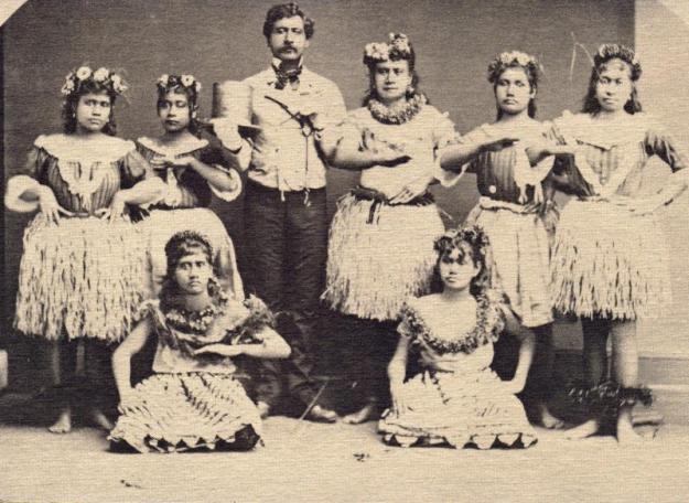 Hula dancers 1883