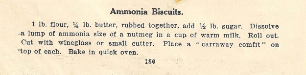 Ammonia Biscuits